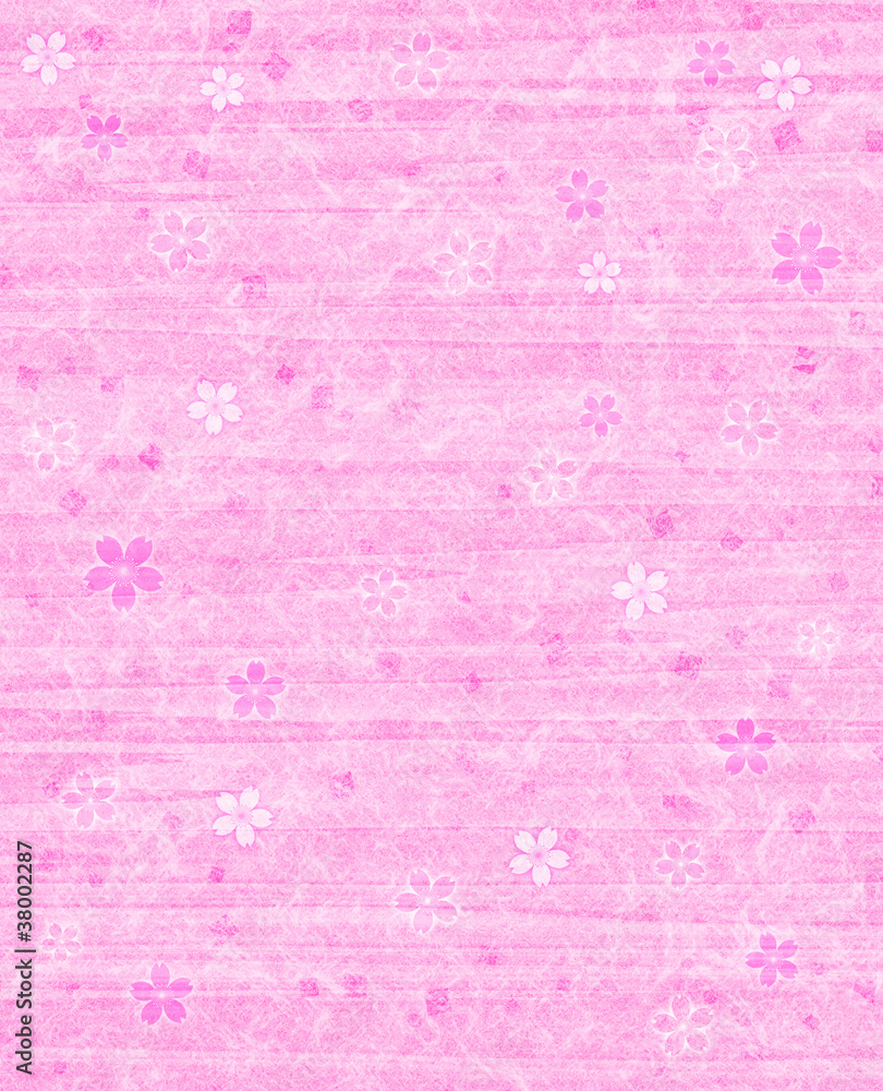 Fototapeta premium 和紙桜