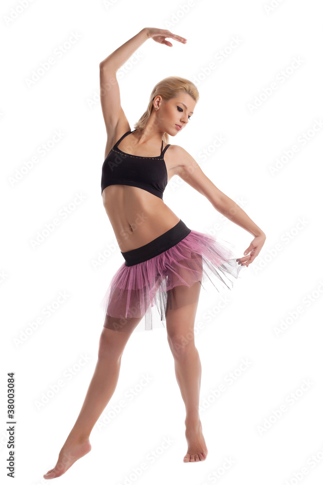 Beauty ballet young woman posing in dance costume Beauty ballet young woman posing in dance costume