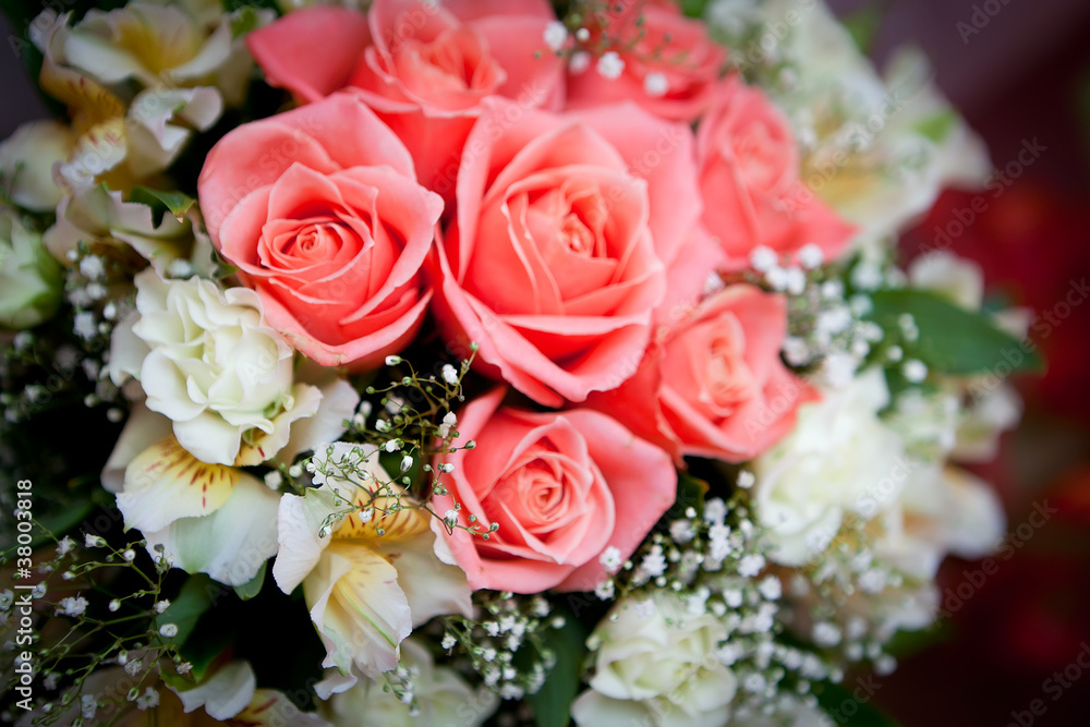 Bunch of flowers for the bride Bunch of flowers for the bride