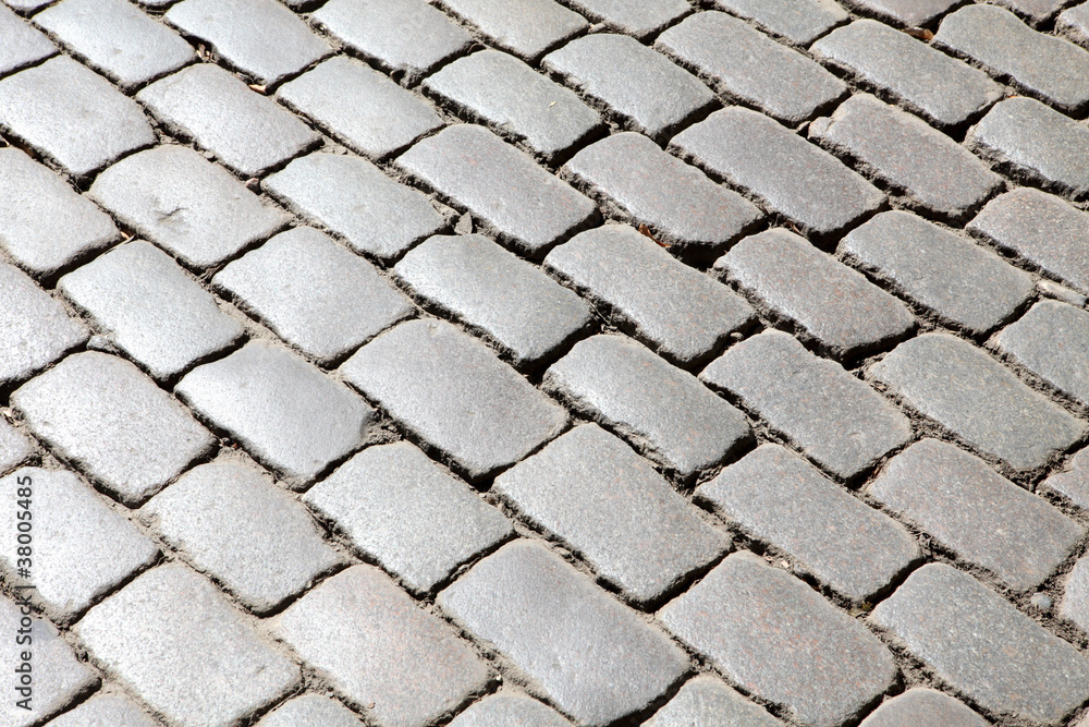 Texture of the old block pavement, background Texture of the old block pavement, background