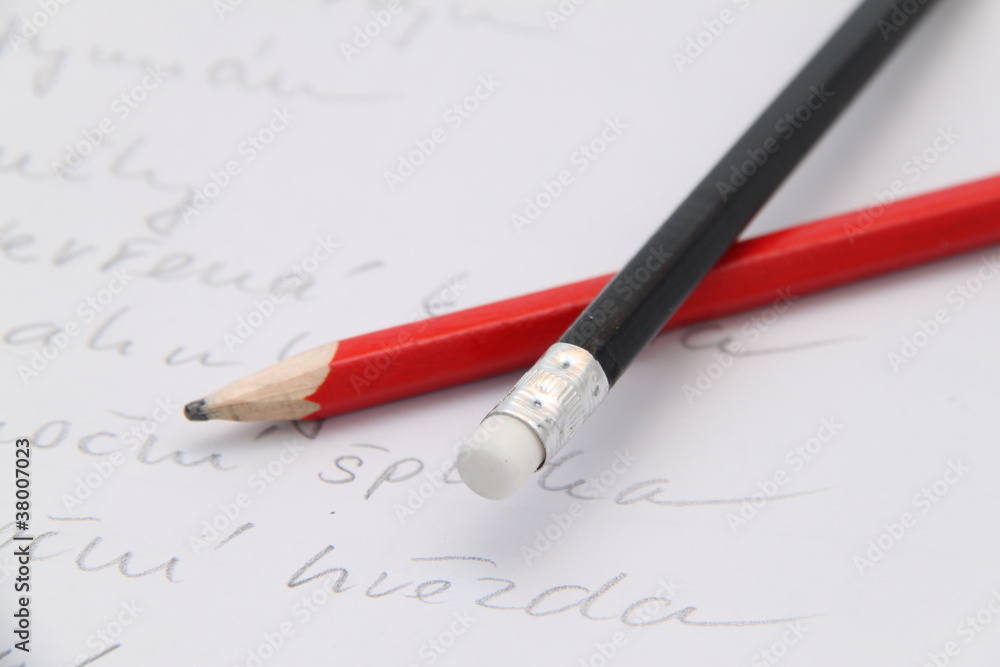pencil and notes pencil and notes