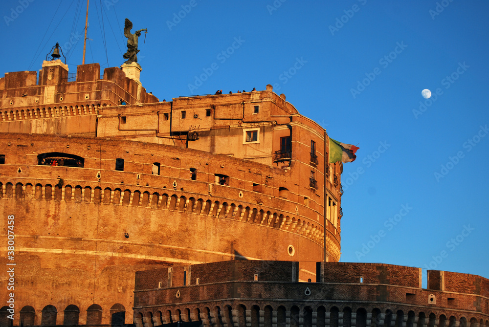 A view of Castel Sant'Angelo in Rome