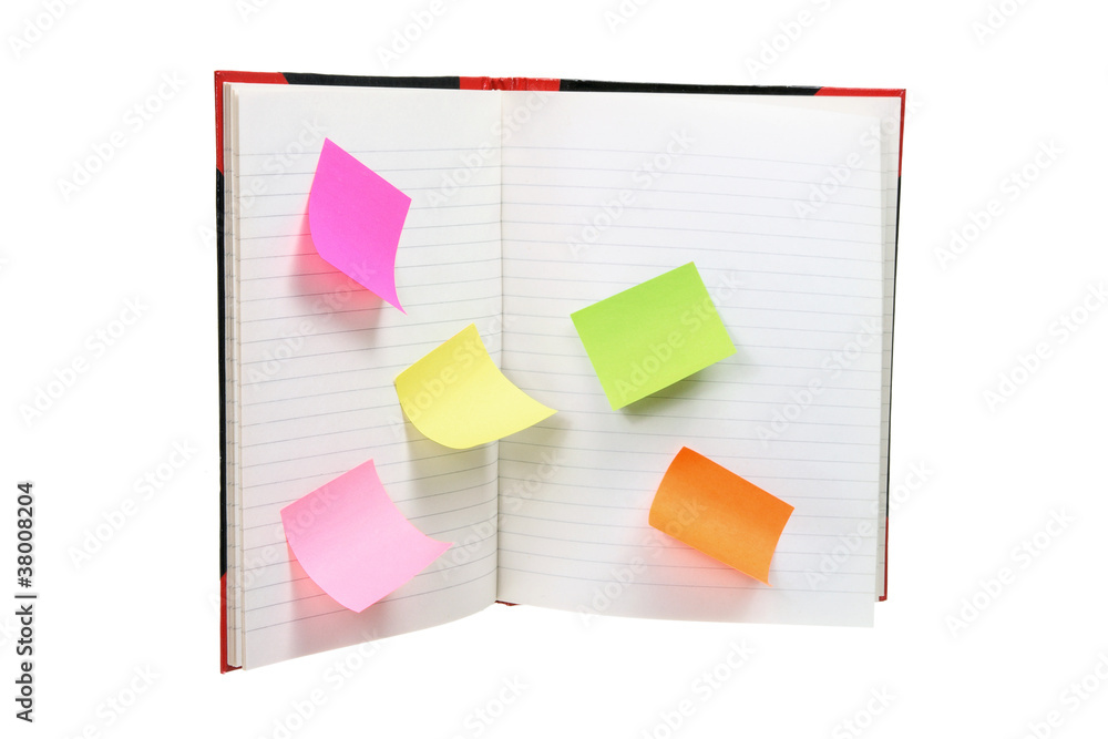 Note Book with adhesive Note Papers Note Book with adhesive Note Papers