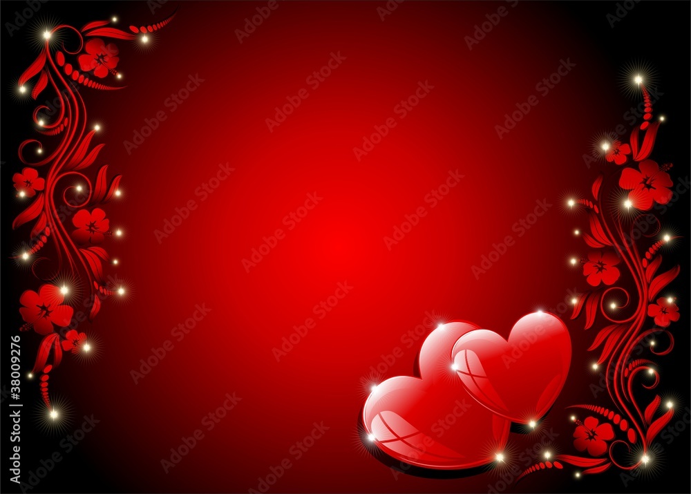 Φωτογραφία Cartolina Amore Floreale-Valentine's Floral Love Card