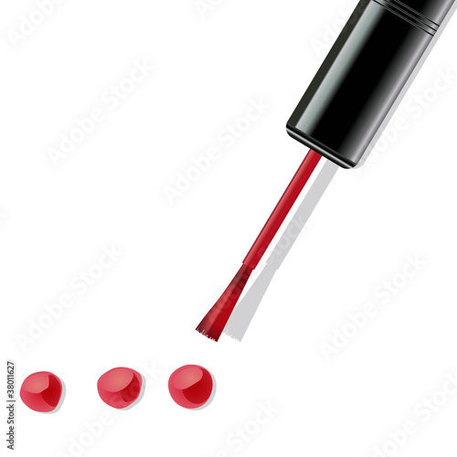 vernis à ongle rouge