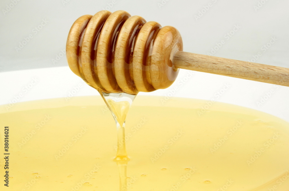Honey dripper from wood dipper Honey dripper from wood dipper