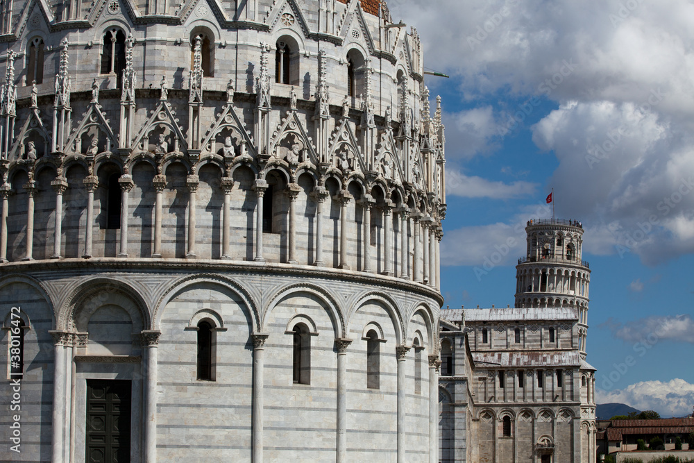 Pisa - Baptistry, Leaning Tower and Duomo