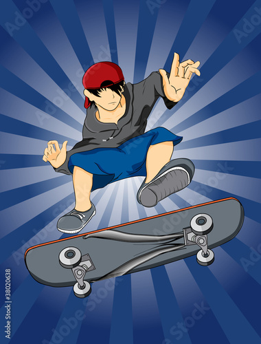 Skateboard Boy