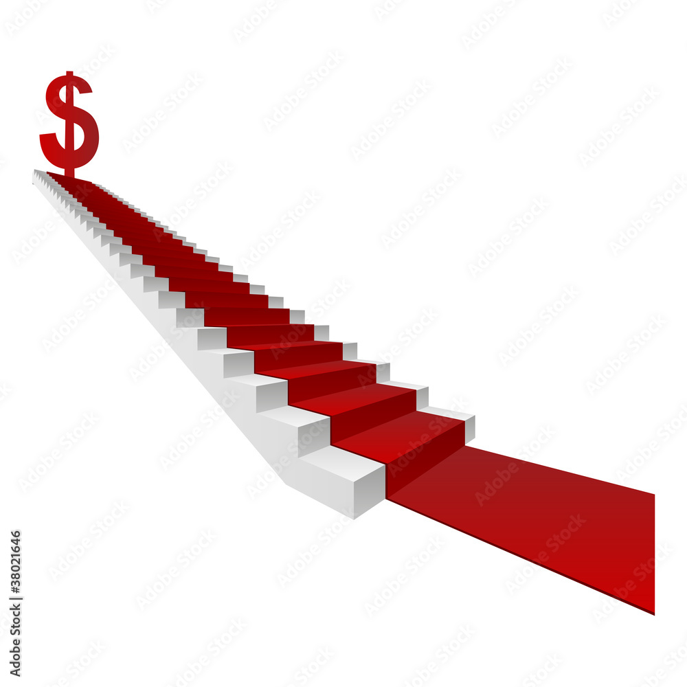 HIgh resolution conceptual red carpet and dollar HIgh resolution conceptual red carpet and dollar