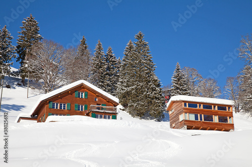 Winter in alps