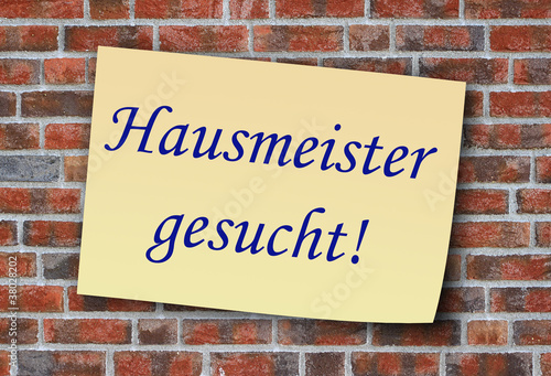 Hausmeister gesucht!