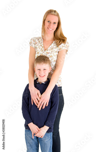 Mutter und Sohn
