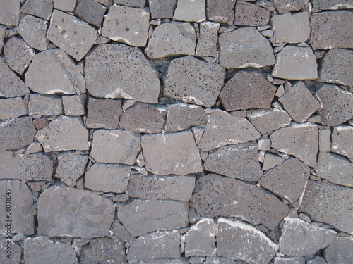 Typische Steinmauer auf Lanzarote