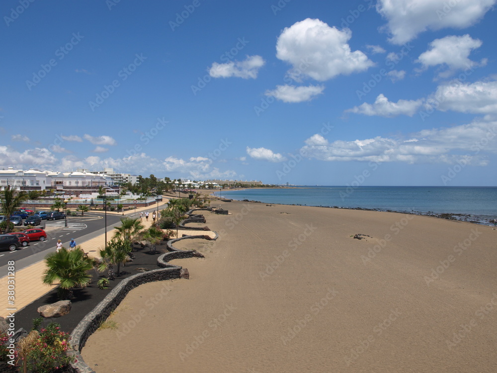 Playa Matagorda in Puerto del Carmen auf Lanzarote