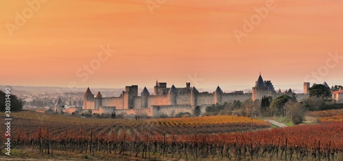 Stitched Panorama carcassonne