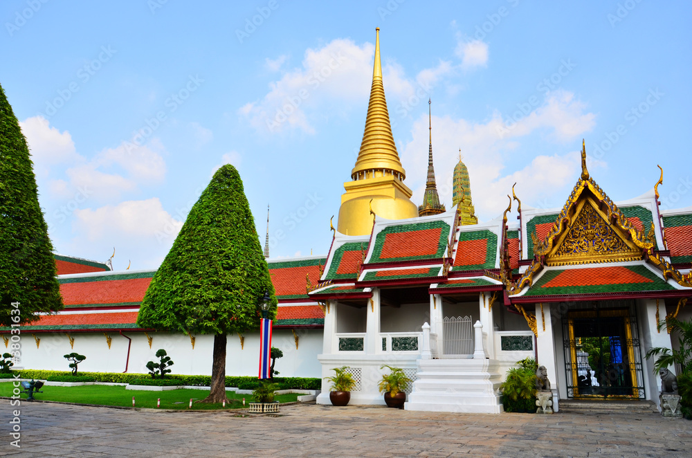 Fototapeta premium Wat Phra Kaew, Temple of the Emerald Buddha