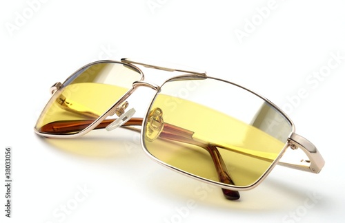 glasses with colored glass