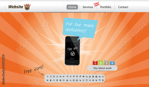 Website template