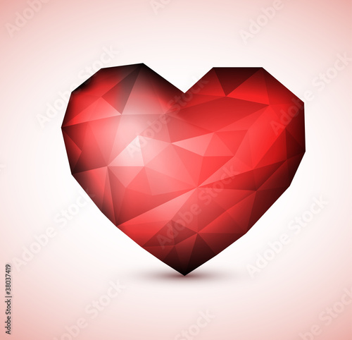 Red Diamond jewel heart