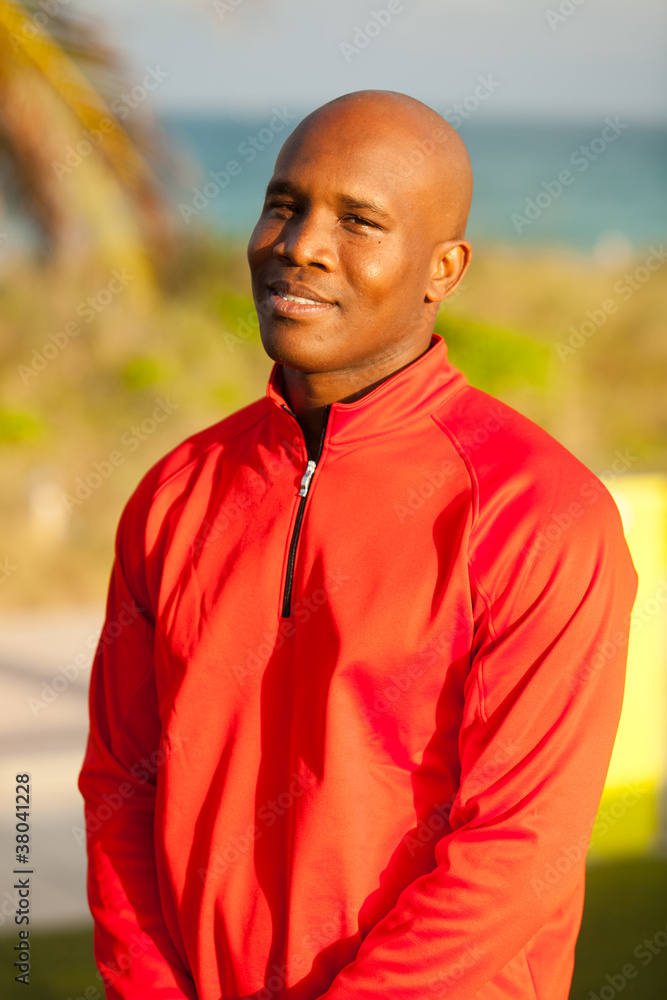 Obraz premium Handsome Man Outdoor Portrait