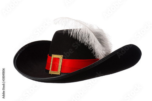 Hat with feather
