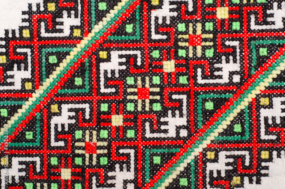 ukrainian embroidered good by cross-stitch pattern ukrainian embroidered good by cross-stitch pattern