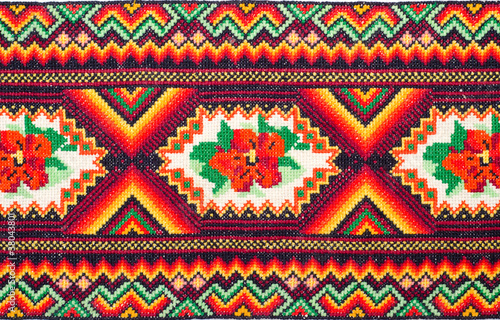 ukrainian embroidered good by cross-stitch pattern