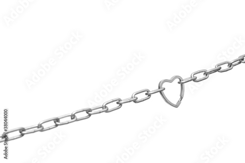 Heart shape on chain