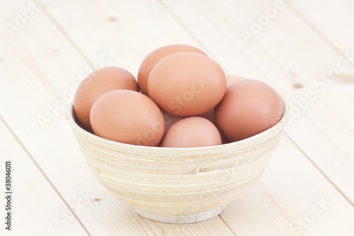 eggs in a bowl