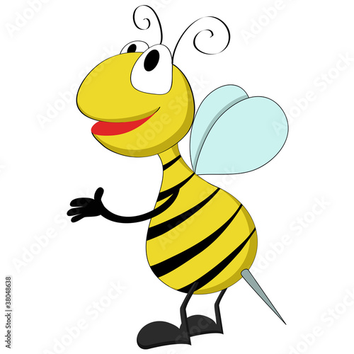 Cartoon bee