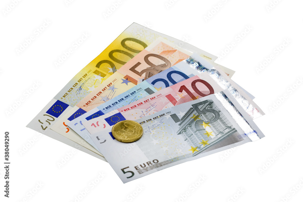 Euro Geldscheine Banknoten und Münzen Euro Geldscheine Banknoten und Münzen