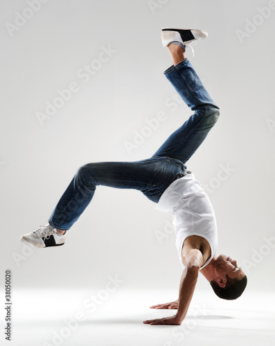 Bild auf Leinwand handstand dance