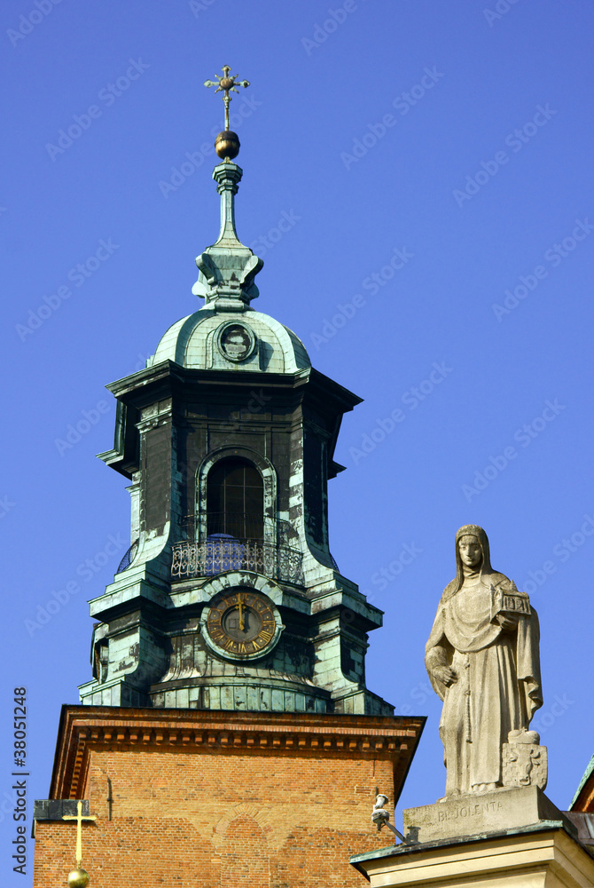 Archikatedrze w Gnieźnie - posąg świętej