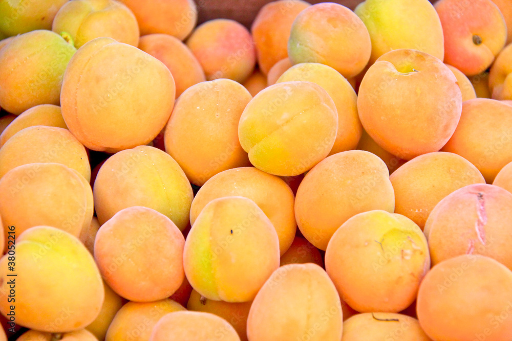 Fresh natural apricot to background Fresh natural apricot to background