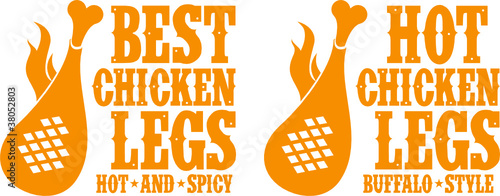 Best hot chicken legs signs