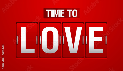 Time to love analog flip clock