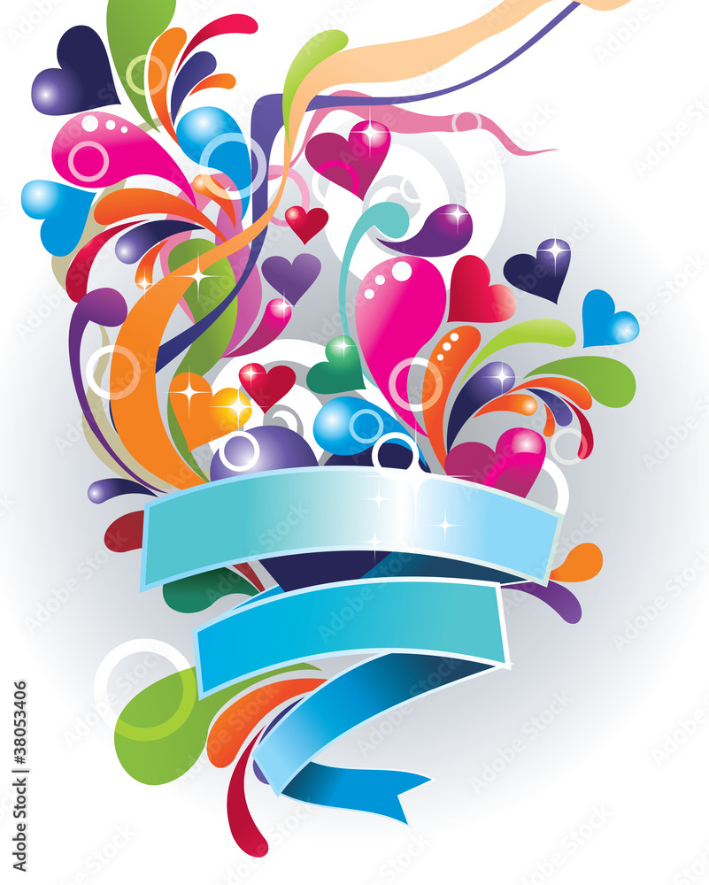 Obraz premium color abstract banner vector