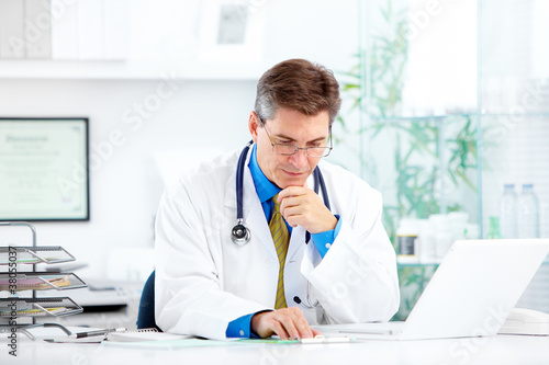 Medical doctor at the hospital.