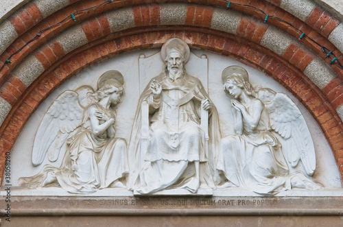 St. Savino church. Rezzanello. Emilia-Romagna. Italy.