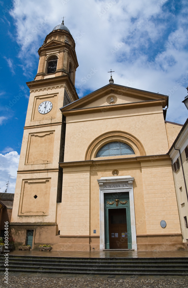 St. Agata Church. Rivergaro. Emilia-Romagna. Italy.