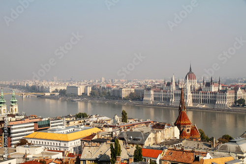 Luftverschmutzung über Budapest