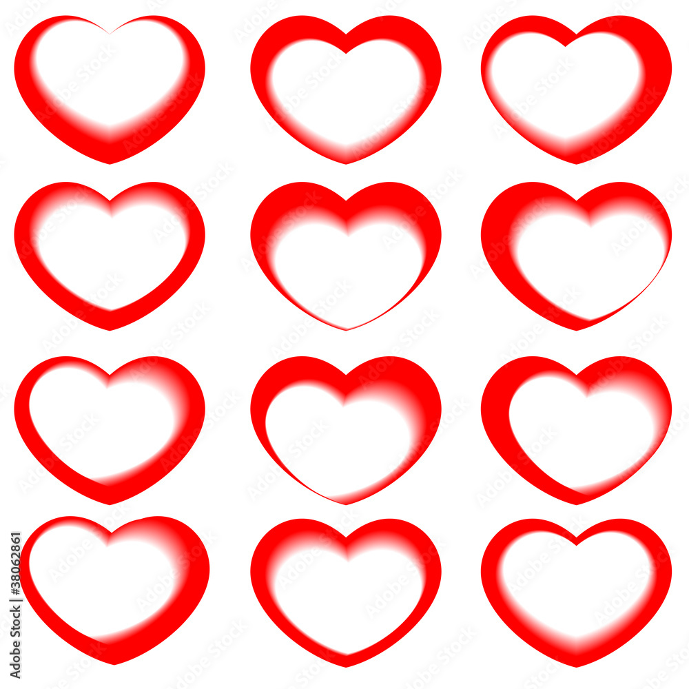 vector hearts vector hearts