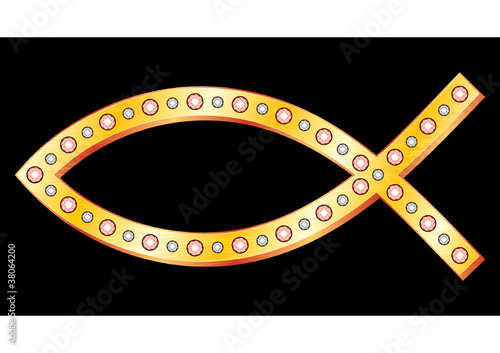 Gold fish symbol