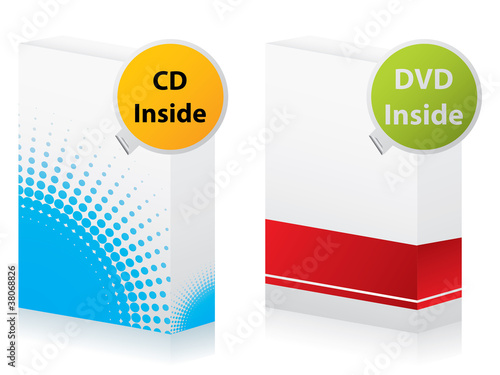 Cd and dvd boxes