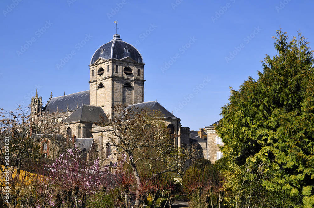 Basilica Notre Dame at Alençon in France