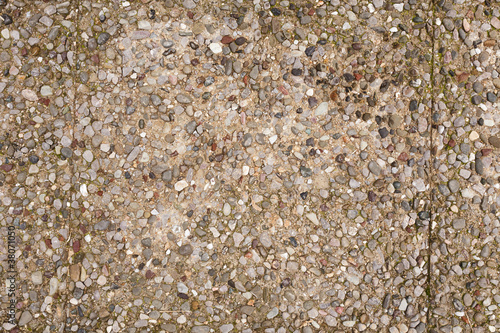 Little stones pavement texture