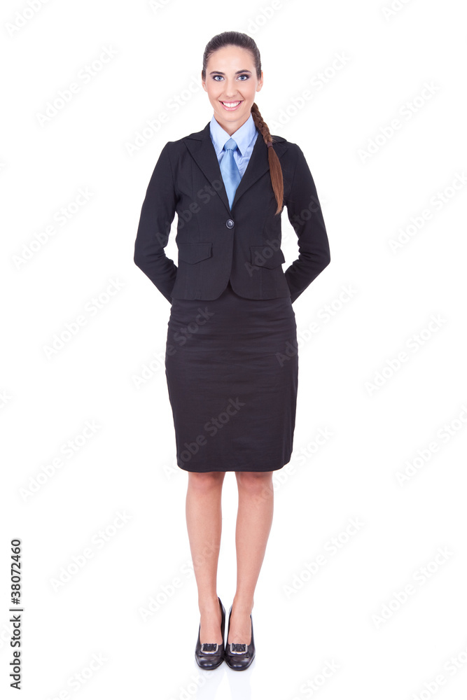smiling confident businesswoman smiling confident businesswoman