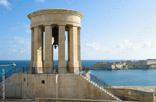 War Memorial In Valletta, Malta photo