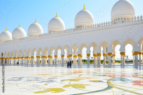 Sheikh Zayed Mosque in Abu Dhabi, United Arab Emirates