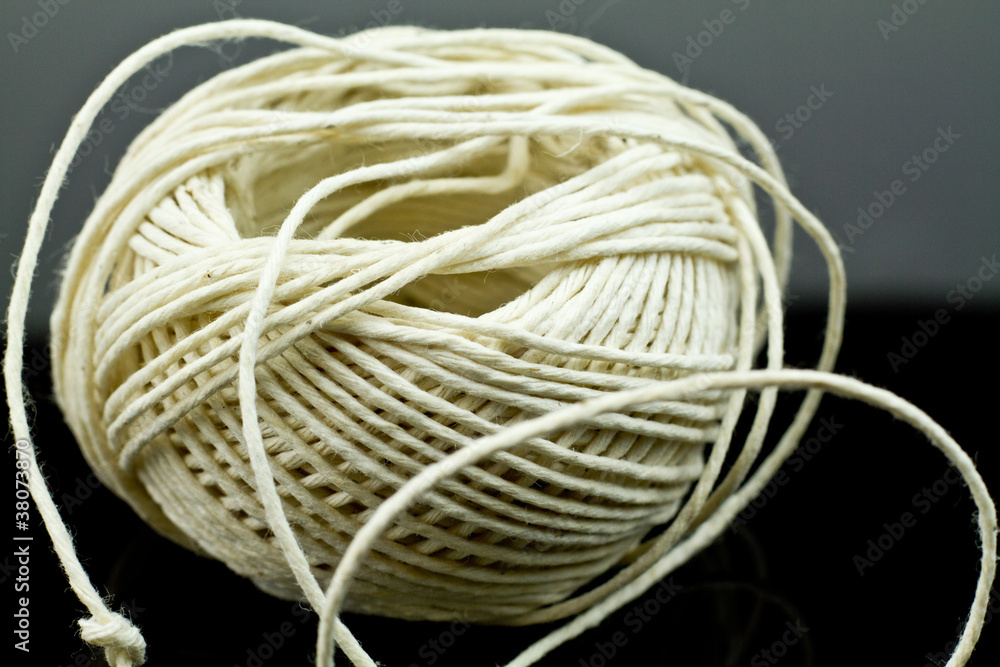 Close up of a ball of string Close up of a ball of string